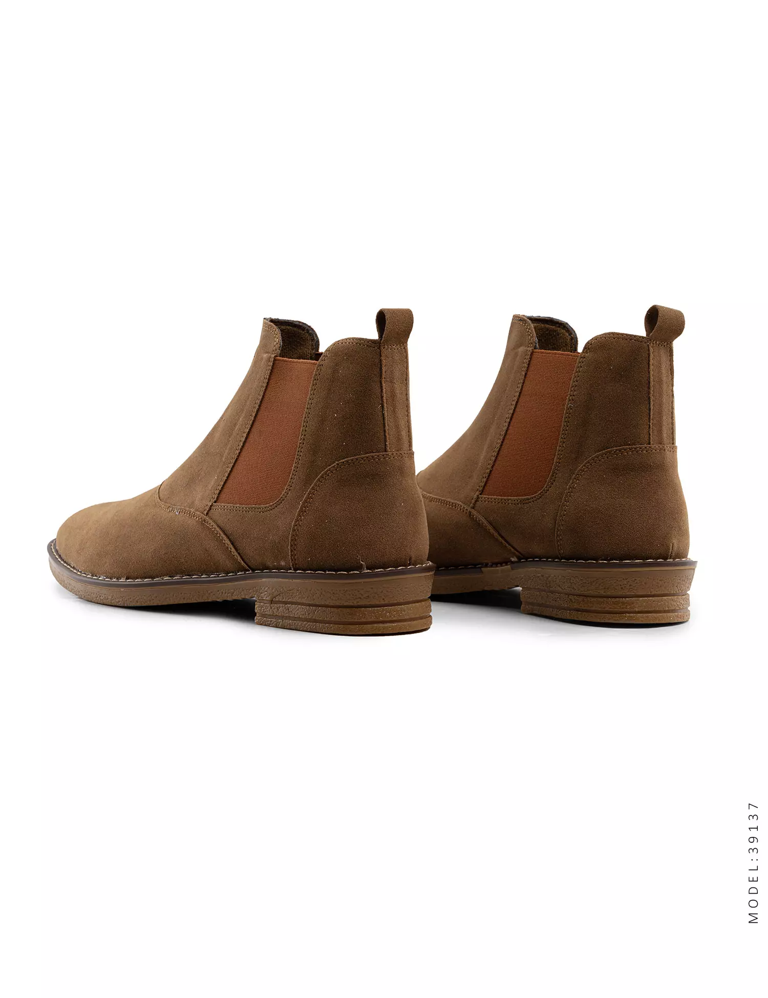 Brown men ankle boots chizitobekhar 5 نیم بوت مردانه عسلی Zima اسپرت بدون بند | چیزیتو بخر