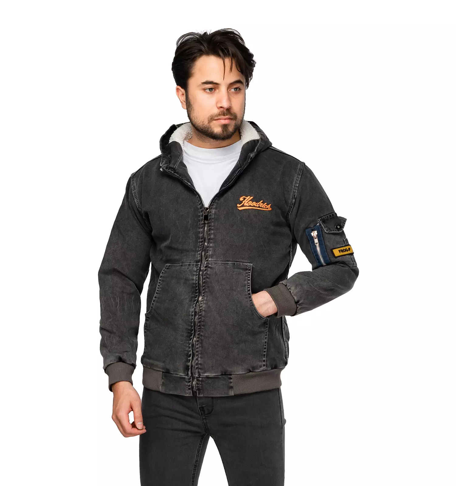 Men Lee jacket with a hood chizitobekhar 0 کاپشن لی مردانه کلاه دار | چیزیتوبخر