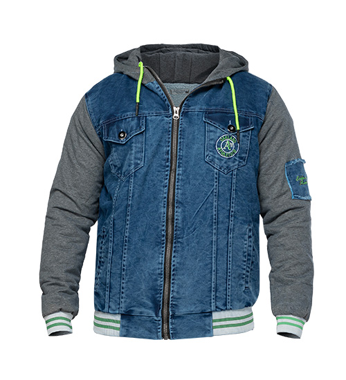 Men bomber jacket with hood chizitobekhar 3 کاپشن بامبر لی مردانه کلاه دار | چیزیتوبخر