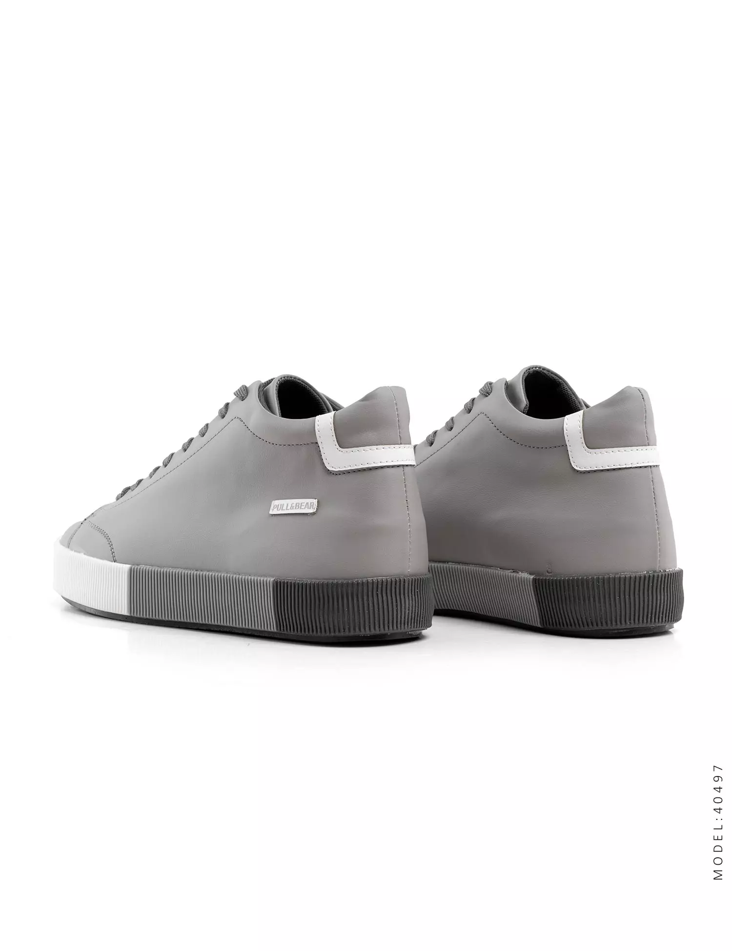 Men gray sports synthetic leather shoes chizirtobekhar 1 کفش ساقدار چرم مصنوعی مردانه اسپرت طوسی Karen | چیزیتو بخر