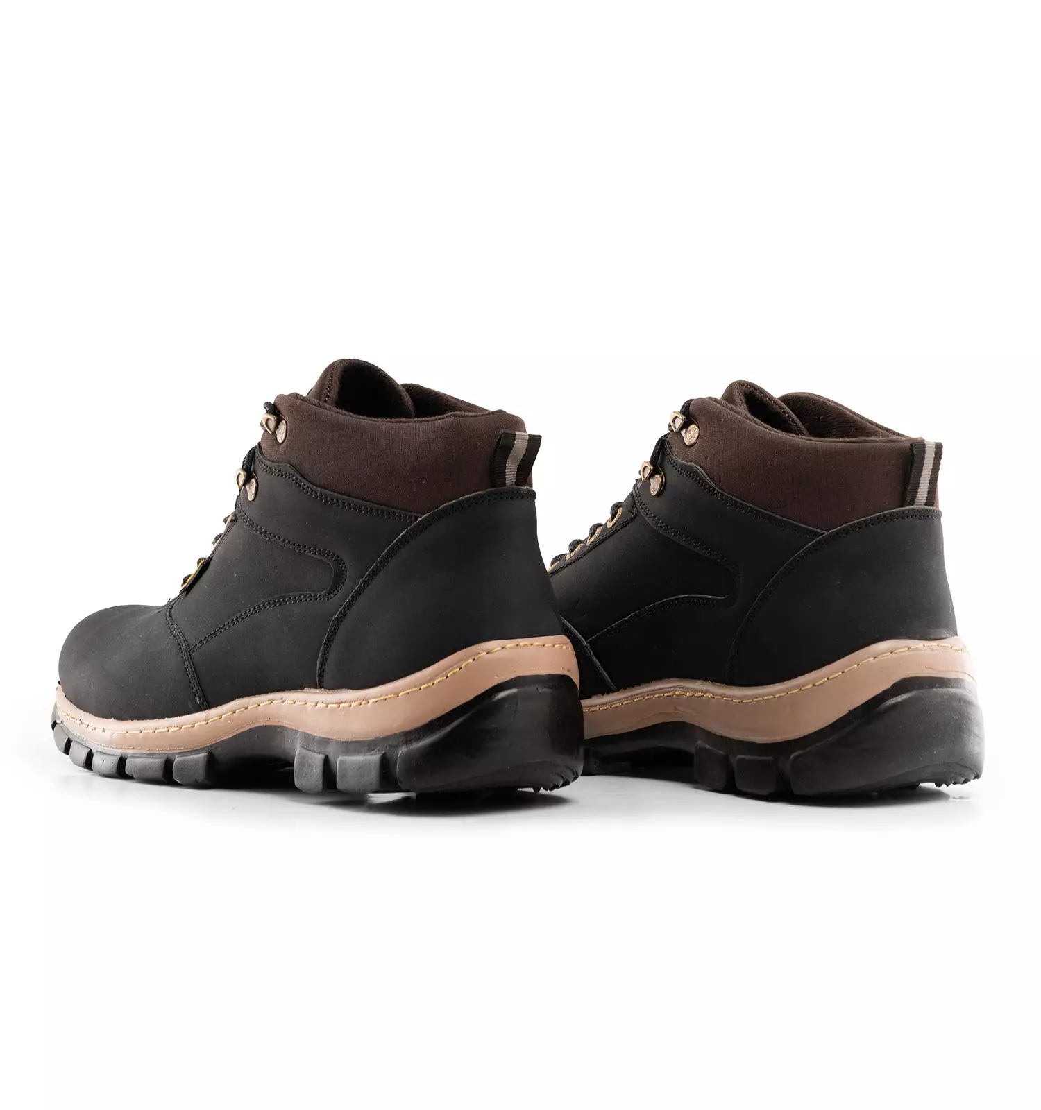 Men sports black synthetic leather ankle boots chizitobekhar 1 کفش ساقدار مردانه Cat مشکی بند دار | چیزیتو بخر