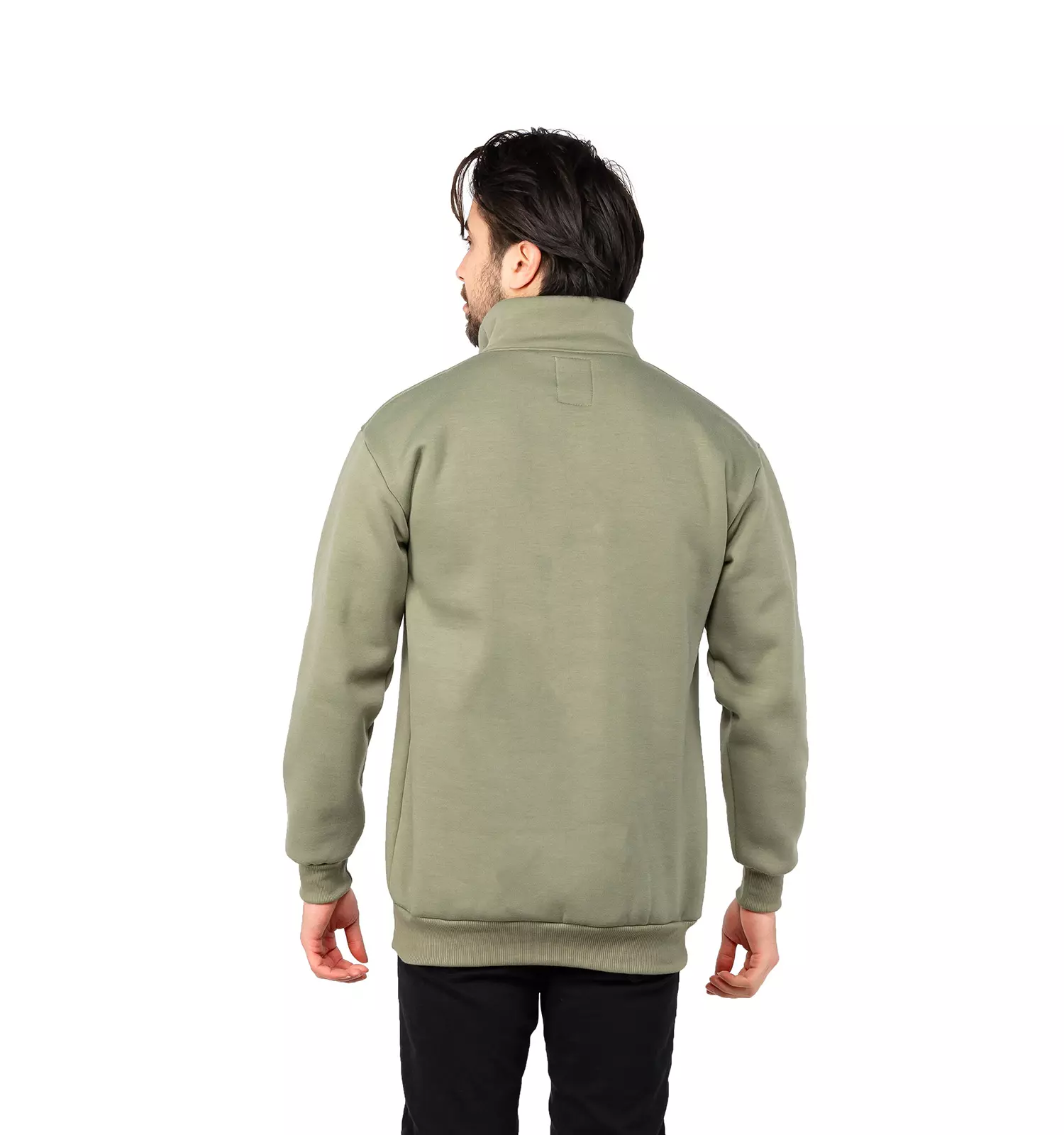Men black round neck half zip dorse blouse chizitobekhar 4 بلوز دورس نیم زیپ باشگاهی اینتر میامی مردانه یقه گرد | چیزیتو بخر