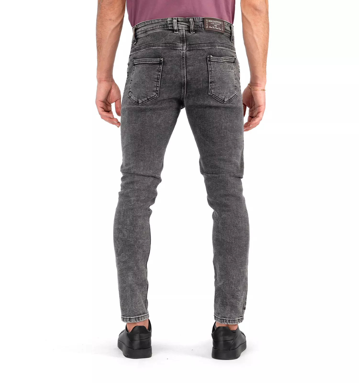 Men sports charcoal straight leg pants chizitobekhar 1 شلوار لی راسته مردانه ذغال سنگی اسپرت | چیزیتو بخر