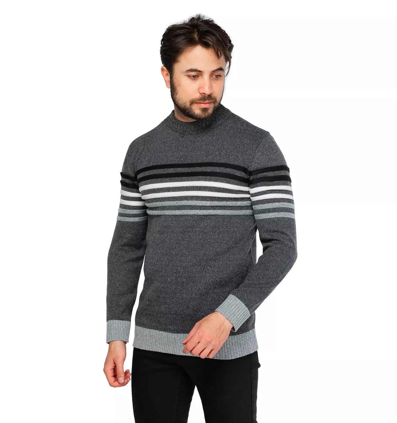 Patterned free size round neck men fabric chizitobekhar 0 بافت مردانه یقه گرد فری سایز طرحدار Polo | چیزیتو بخر