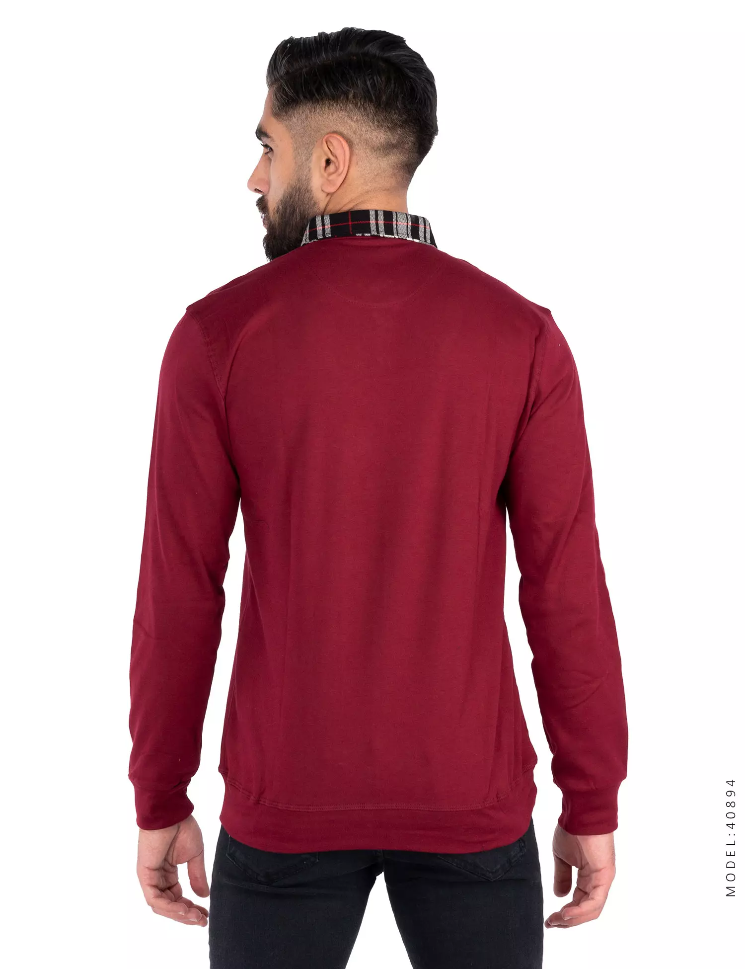 Rayan Striped Crew Neck Men Knitwear chizitobekhar 8 پلیور مردانه یقه پیراهنی ساده Zima | چیزیتو بخر
