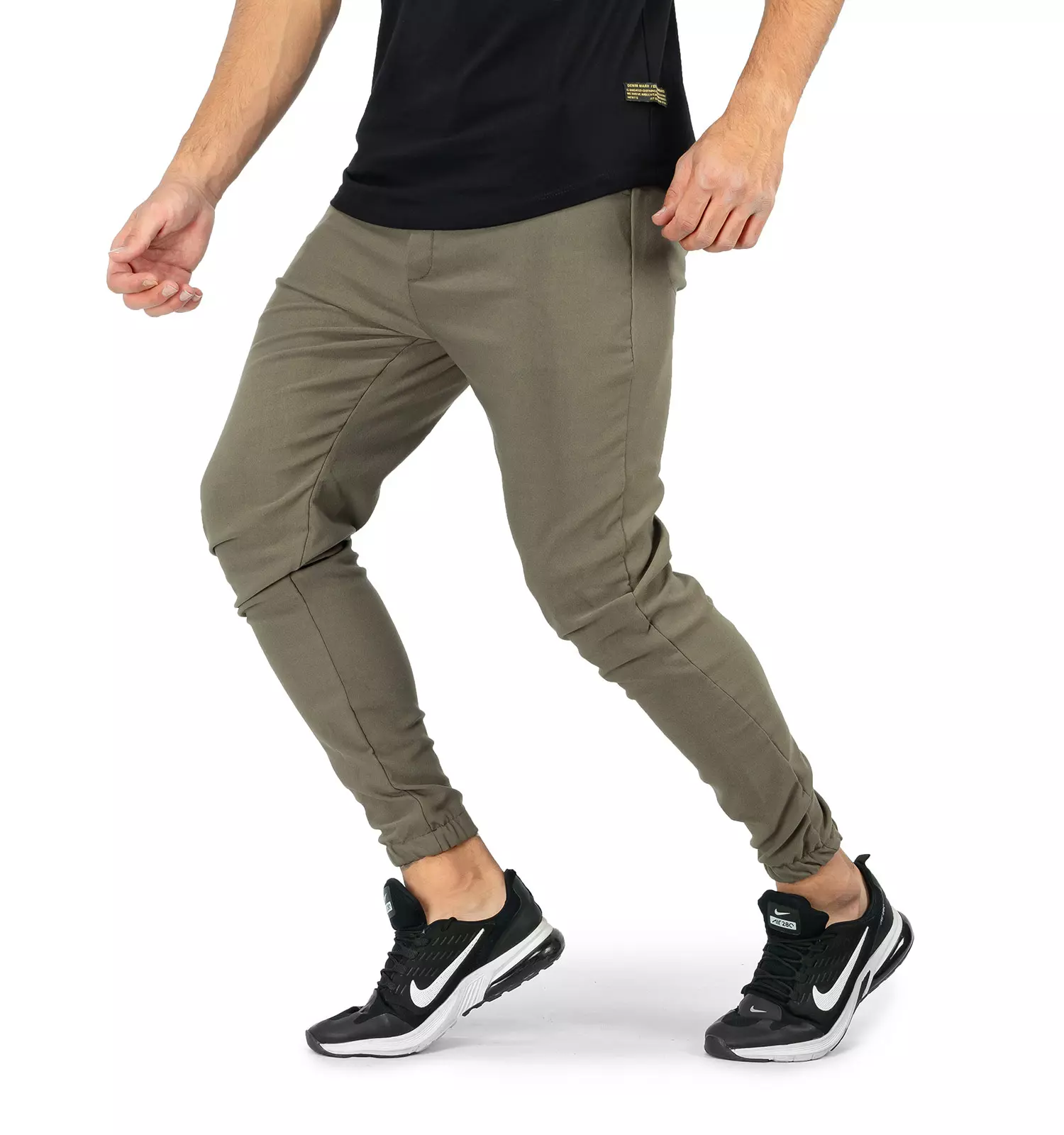 Stark Green Men Bengal Slash Pants chizitobehar 1 شلوار اسلش بنگال مردانه سبز Stark | چیزیتو بخر