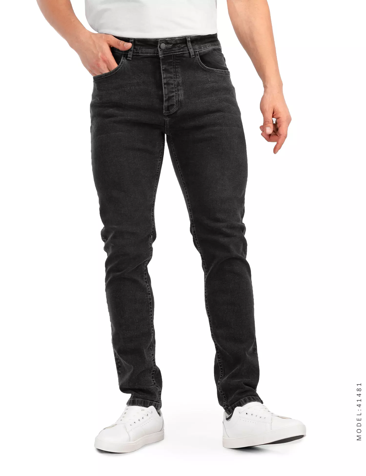 Zima sports charcoal straight leg pants for men chizitobekhar 0 شلوار لی راسته مردانه ذغال سنگی اسپرت Zima | چیزیتو بخر
