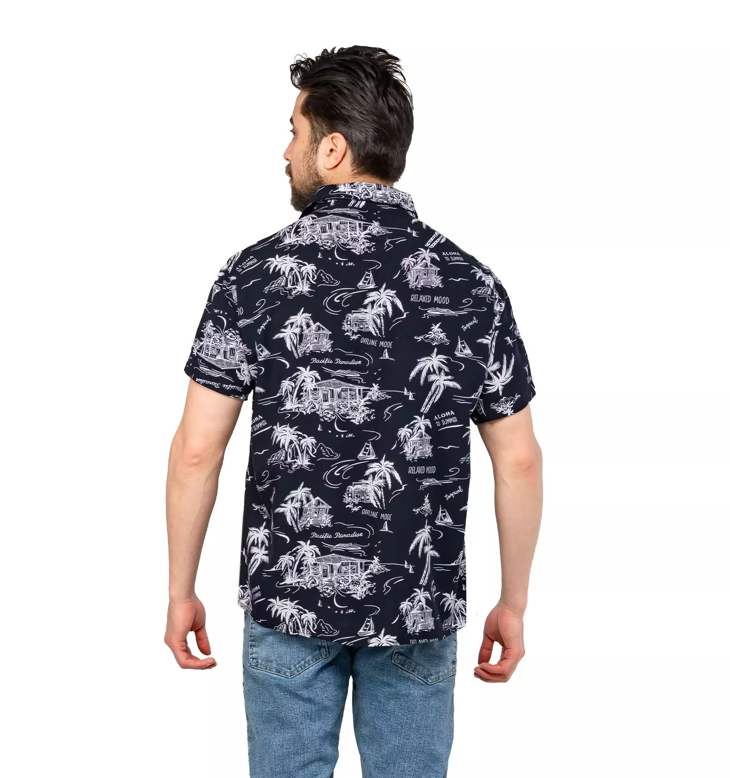 Men half-sleeved Hawaiian shirt chizitobekhar 1 پیراهن مردانه نیم آستین هاوایی | چیزیتو بخر