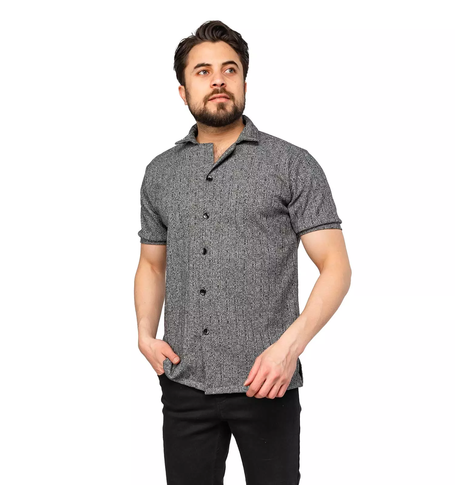 Men patterned boucle shirt chizitobekhar 0 پیراهن بوکله سرخپوستی مردانه طرح دار | چیزیتو بخر