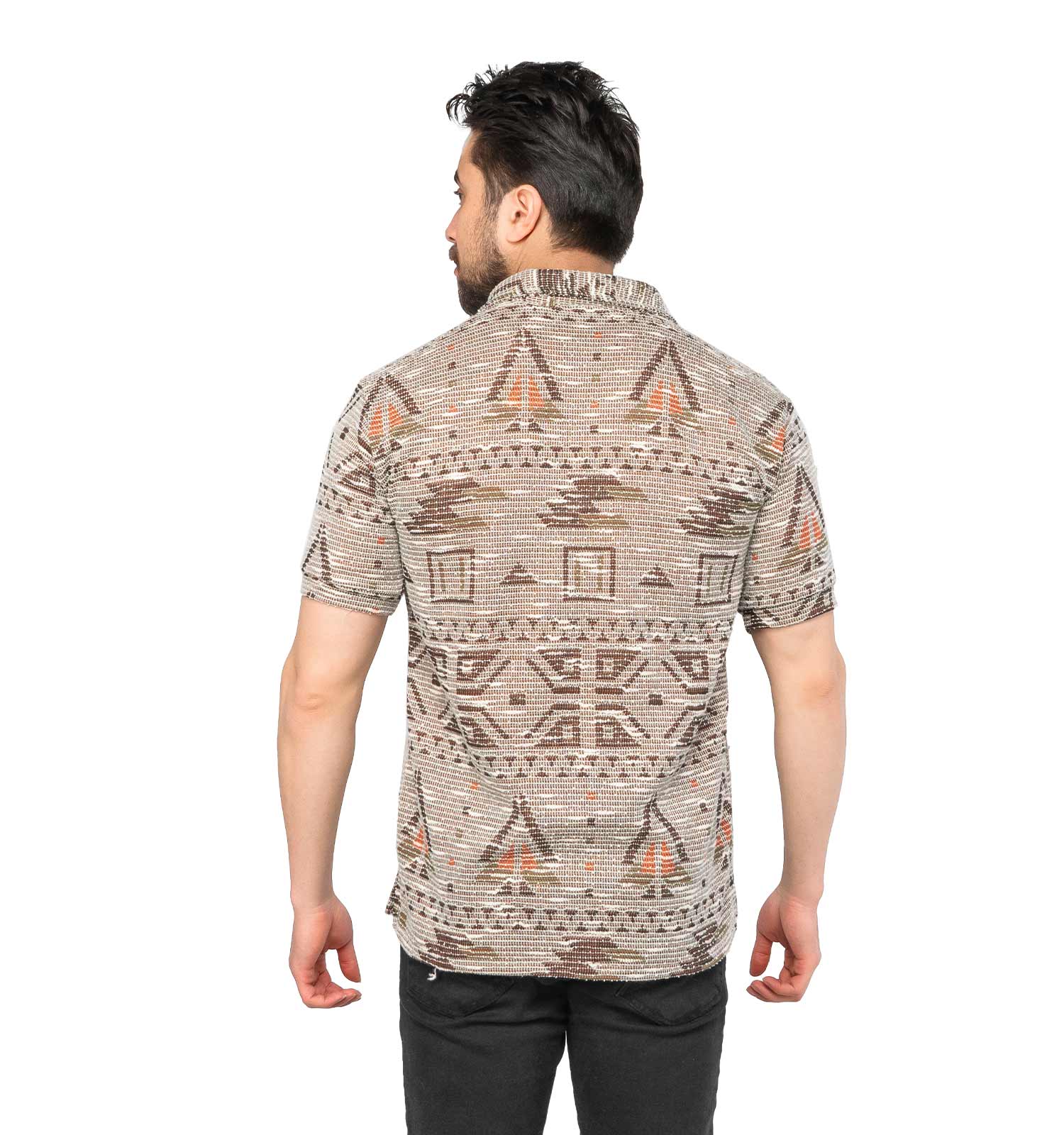 Men patterned boucle shirt chizitobekhar 5 پیراهن بوکله سرخپوستی مردانه طرح دار | چیزیتو بخر